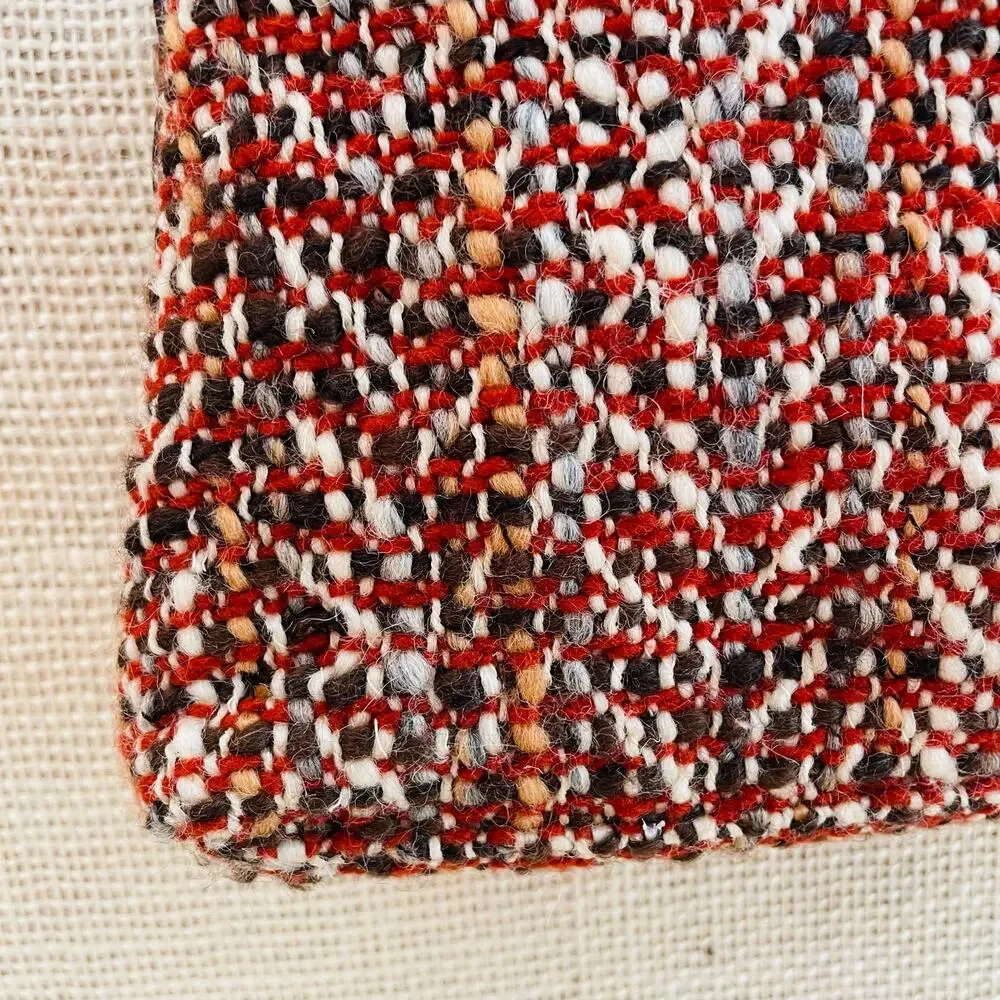 Banana Republic Fall Tweed Handbag, Purse, Shoulderbag,‎ Leather Strap, Zipper